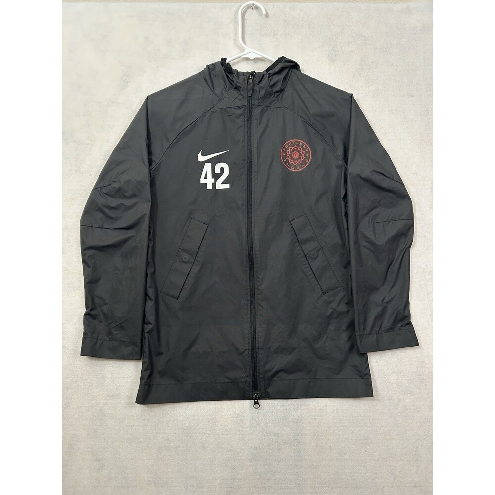 Nike Portland Thorns FC Storm-FIT Team Issue Rain Jacket Kids Youth XL Tagged M